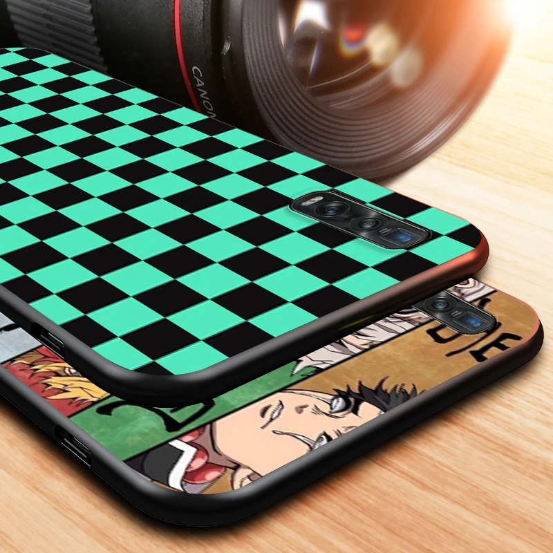 

Cute Demon for OPPO Find X2 A93 A92 A73 A72 A53 A53S A32 A12 A11X A1K A5 Neo Pro Lite Black Phone Case