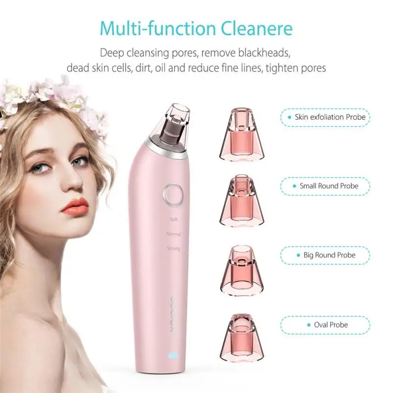 

Blu-ray Blackhead Instrument Cleans Pores Acne Blackhead Cleansing Electric Rechargeable Pore Cleaner Export Beauty Instrument