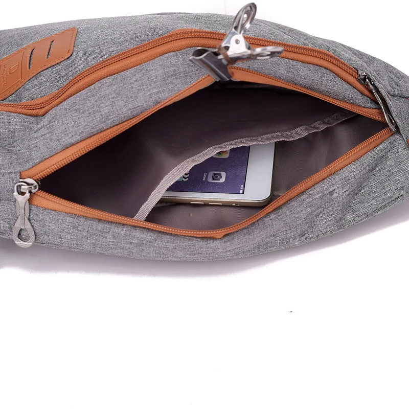 Нагрудные сумки для мужчин Повседневная сумка водонепроницаемая нейлоновая на