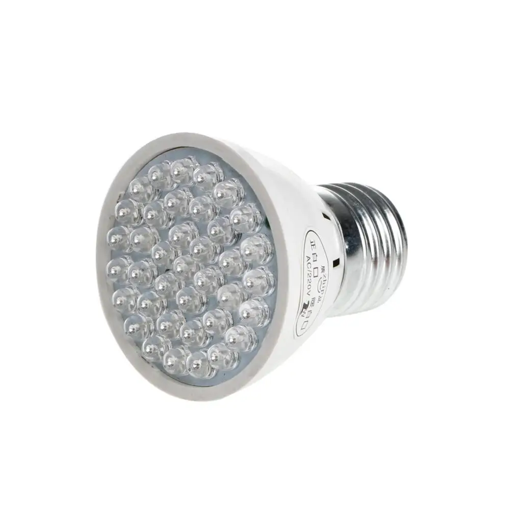 Прочный E27 38LED светильник 2/5/7 Вт роста растений аквариум 640K 80LM AC 220V G8TB