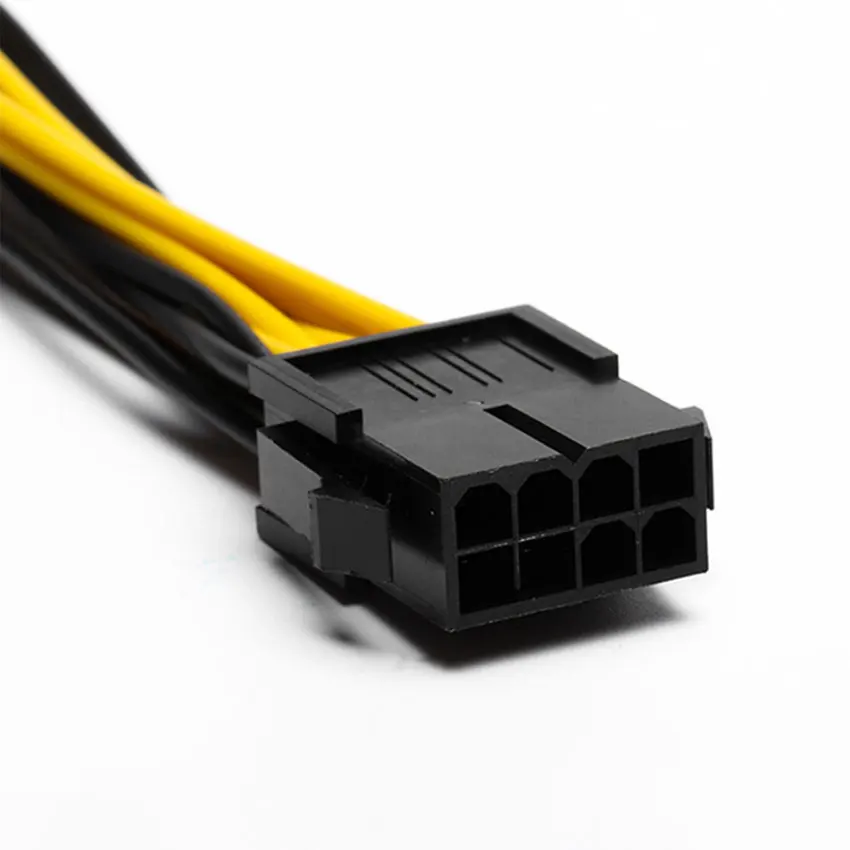 Кабель преобразователя питания PCI Express с 8 Pin на dual (6 + 2) для видеокарты