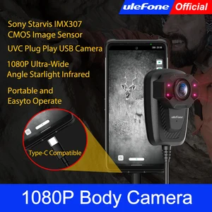 ulefone 1080p body camera ultra wide angle starlight infrared uvc plug play usb camera for xiaomi for huawei for redmi free global shipping