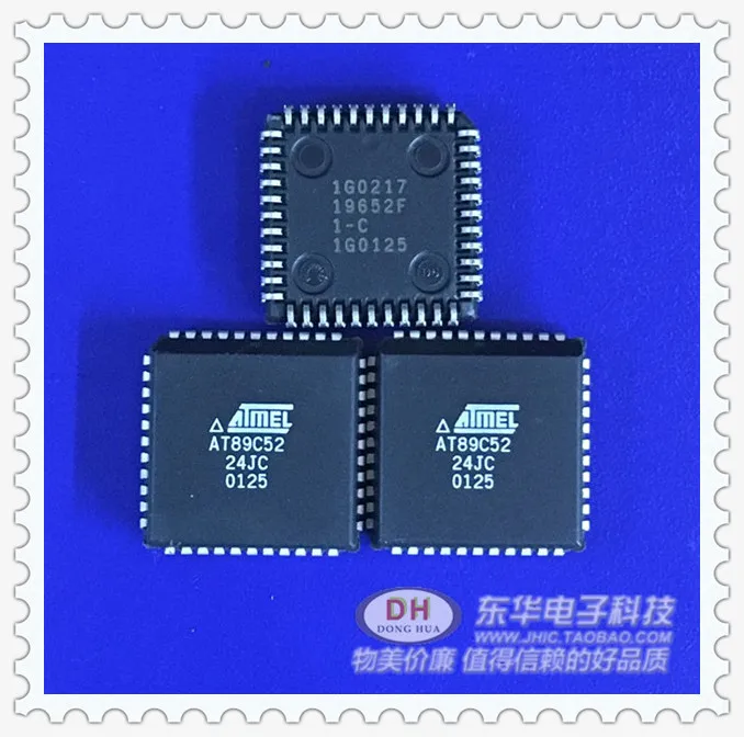 

Freeshipping 10PCS/LOT AT89C52-24JC PLCC44