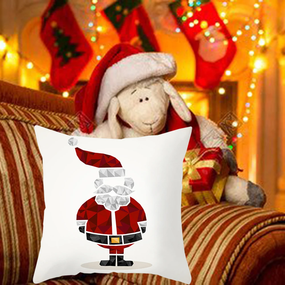 Счастливого Рождества Бросок Наволочка гостиная подарок автомобиль наволочки