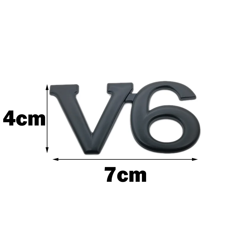 OTOKIT 1 шт. Модный 3D металлический V6 V8 дисплей двигателя Автомобильная наклейка