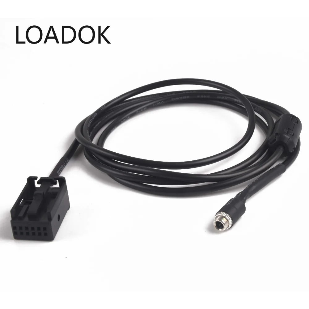 

1.5M 12Pin 3.5mm Female Jack AUX Adapter Radio Interface Cable MP3 For BMW E83 E85 E86 Z4 X3 MINI COOPER