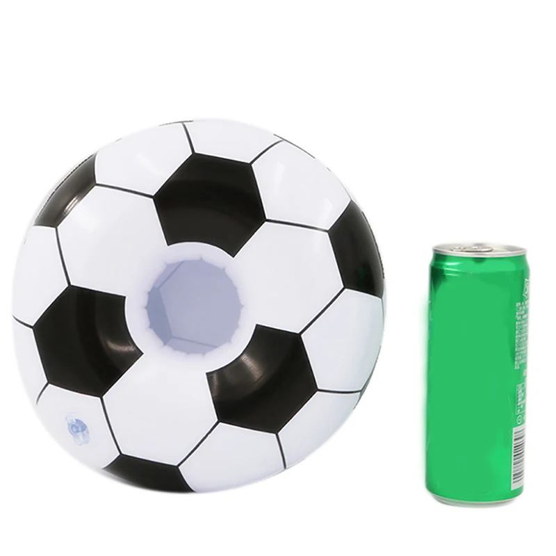 

1pc Inflatable Football Drink Pool Float Inflatable Cup Coasters Cola Beverage Cup Holder For Swimming Pool Beach Party