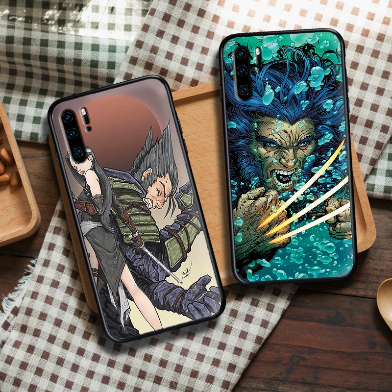 Росомаха Мягкий силикон для huawei P30 Lite Pro P Smart 2016 2019 P8 P9 P10 P20 TPU|Чехлы-накладки| |