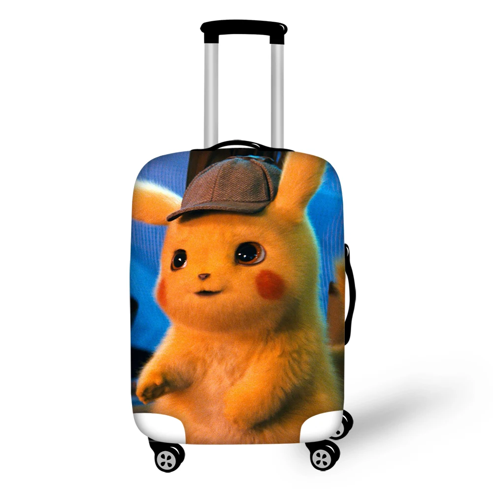 CDWX4439LMS HaoYun эластичный чехол для чемодана защитный дизайн Pokemon Пыленепроницаемый Чехол для багажа каваи Пикачу защитные аксессуары для багажа - Цвет: CDWX4439LMS