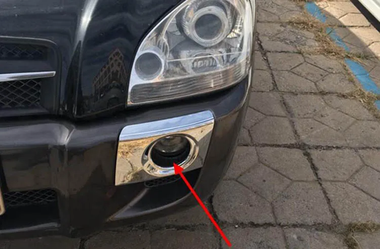 Автомобильный Стайлинг первого поколения АБС хром передний противотуманный