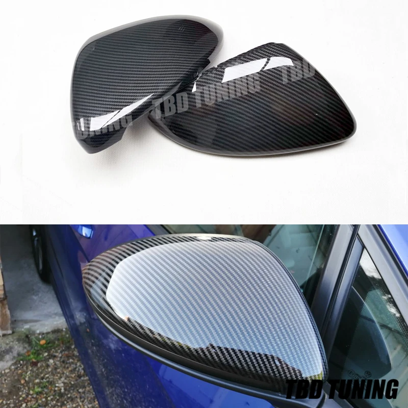 Углеродное волокно зеркальная Крышка для Volkswagen VW Golf Mk7 7 Touran Jetta 2013 2014 2015 2019 крышка