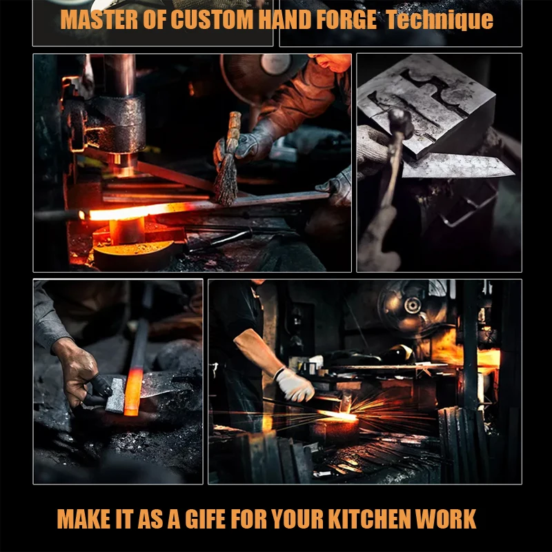 Новинка 2020 японские кухонные ножи ручной работы нож кирицукэ инструменты для