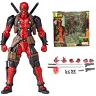 Фигурка супергероя Yamaguchi Revoltech Deadpool, детские игрушки для мальчиков, детская игрушка, кукла подарок
