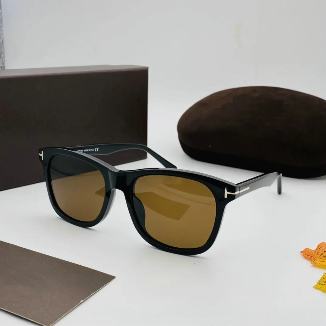 

2021 Fashion luxury brand polarized sunglasses men Tom sun glasses for women Driving square sunglasses TF595 With Original Case