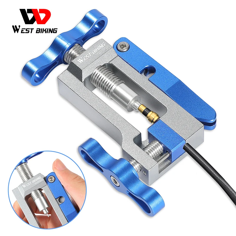 

WEST BIKING 2 в 1 велосипедный тормоз, гидравлический Фрезерный резак, инструмент для ремонта для горного и дорожного велосипеда, тормоз BH90 BH59, установочный пресс