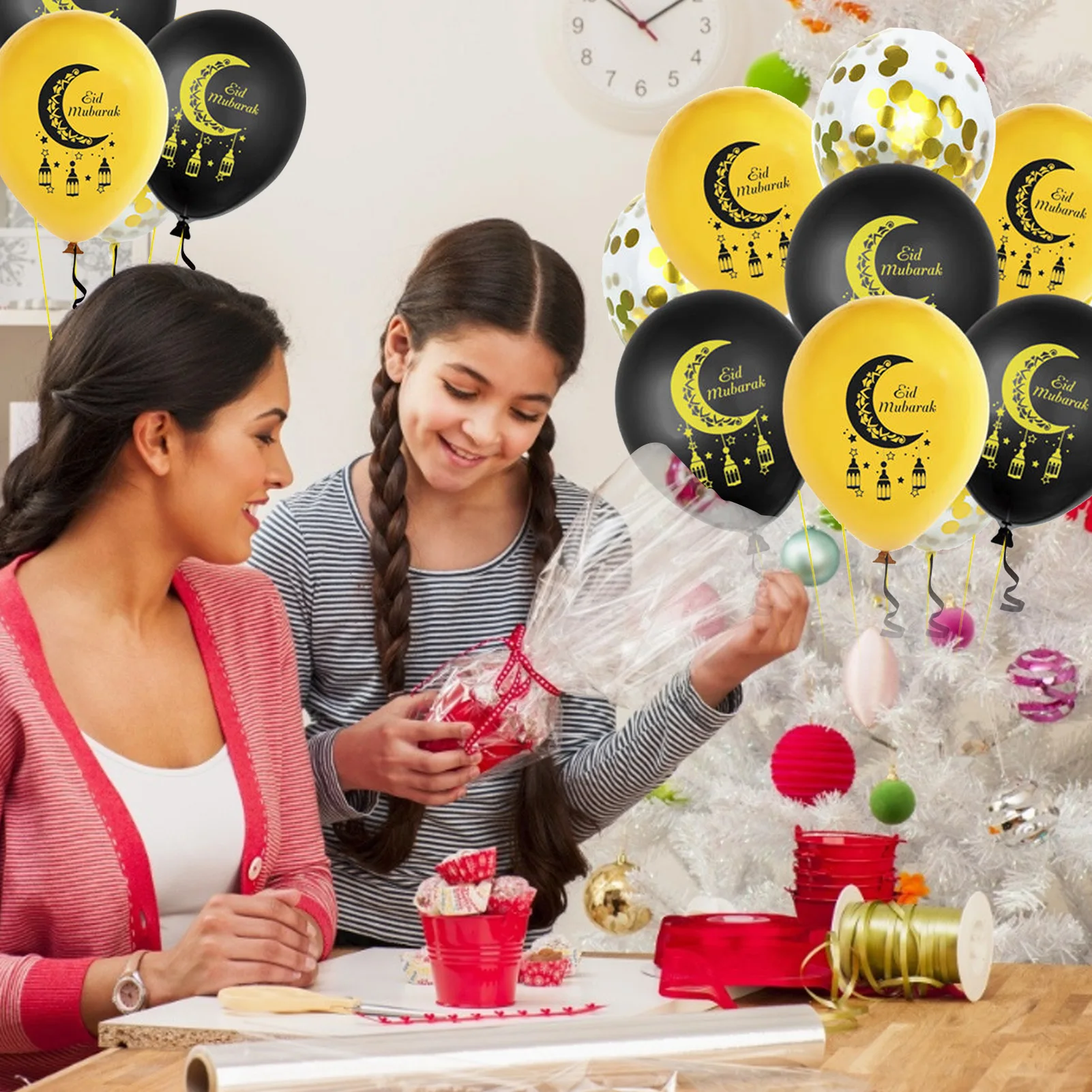 

Eid Mubarak Decor Balloon Set Aid Moubarak Decor Ramadan Kareem Star Foil Balloon Party Eid Mubarak Decoration Balloons