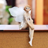 angel resin folk art fairy figurines miniatures figura home garden miniature people home and garden mini figures