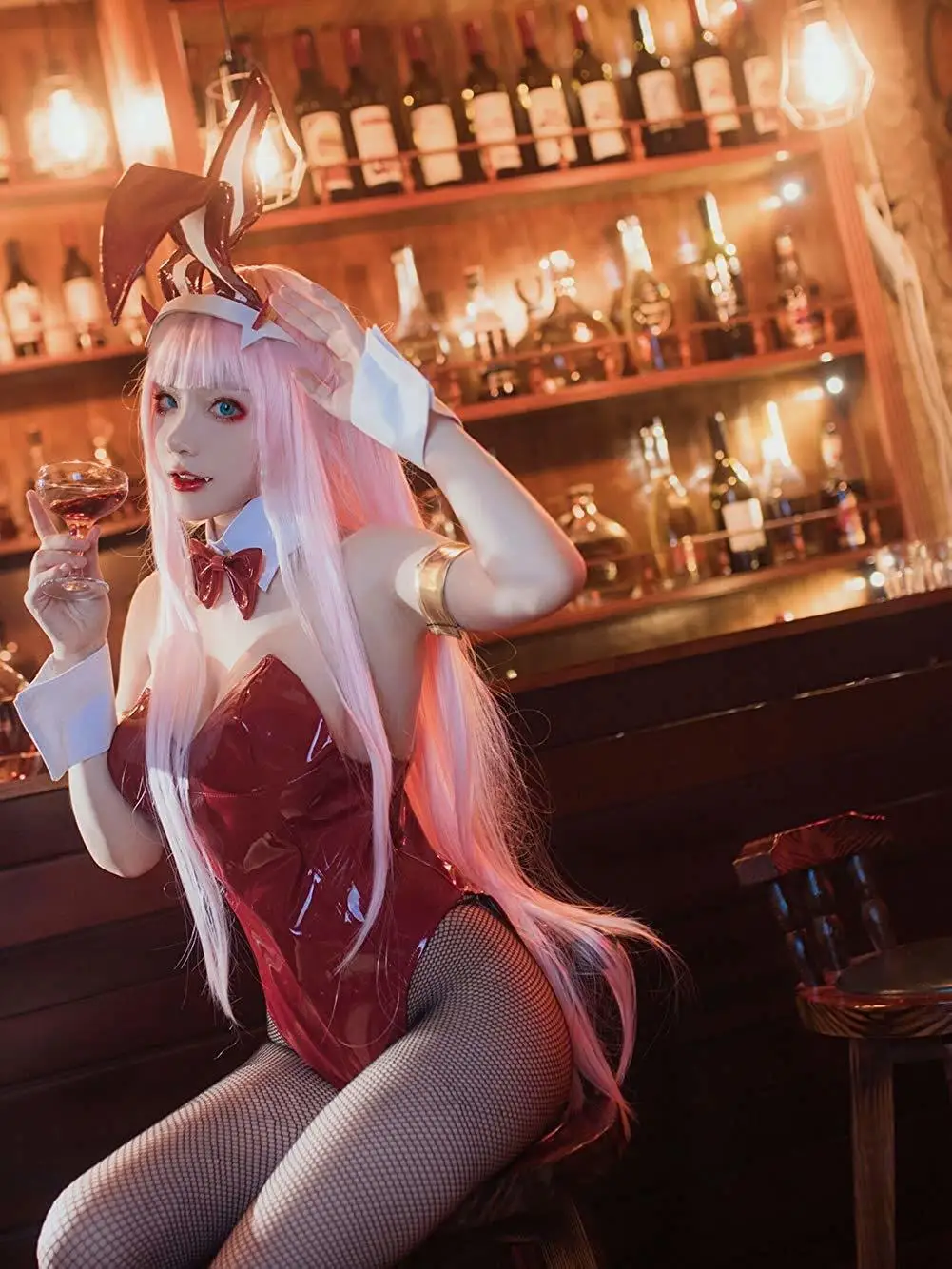 Женский слитный купальник DARLING in the FRANXX японский из искусственной кожи с молнией