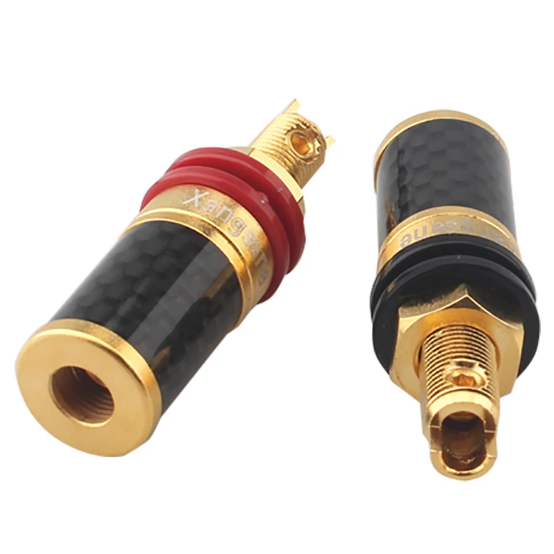 Клеммные колодки из углеродного волокна Hi-Fi медные усилитель динамика Короткие |