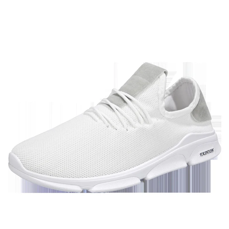 

Spring and autumn couple sports shoes Korean fashion fly woven men's and women's casual shoes student running shoes