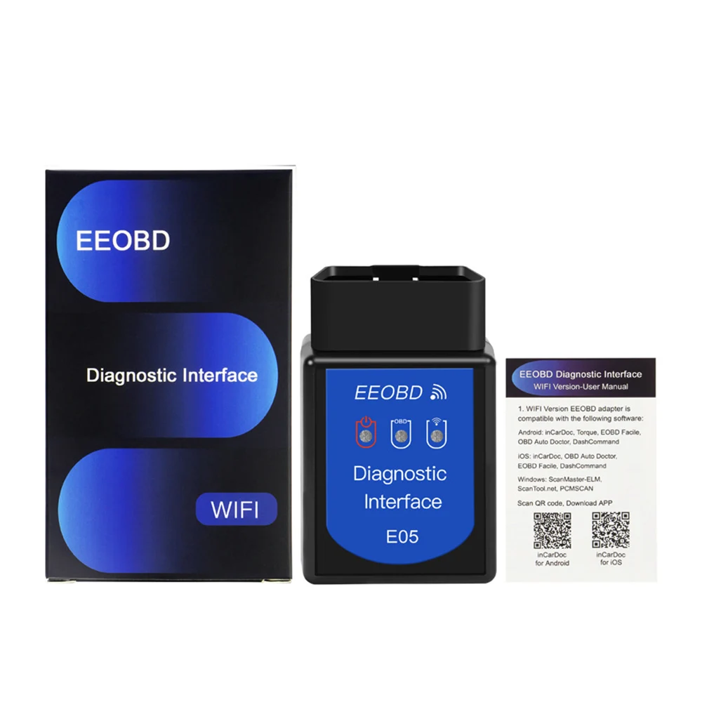 Считыватель кодов OBDII ELM327 V1.5 Диагностический Инструмент OBD2 WIFI Автомобильный