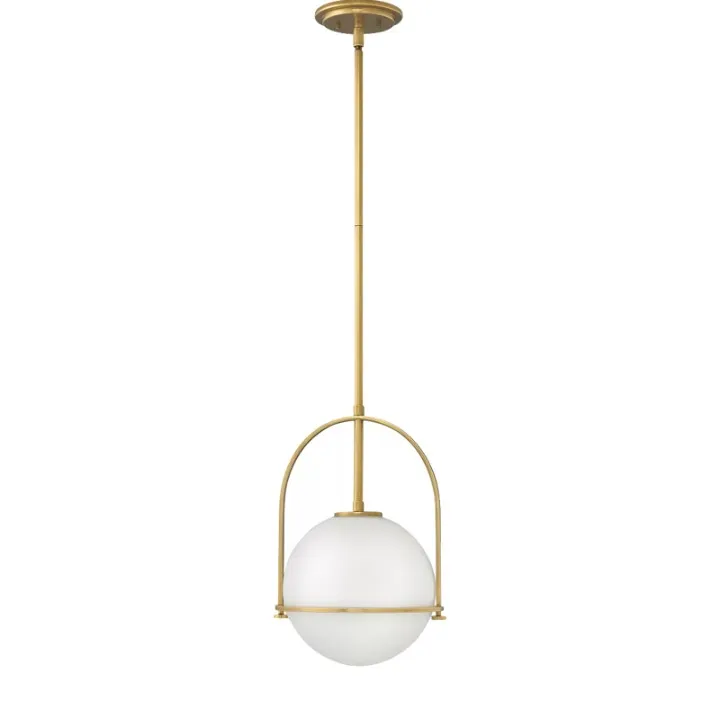 

New Chinese style modern minimalist glass ball bedside water bar front desk personalized metal chandelier