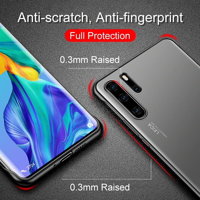 Бескаркасный Прозрачный чехол для телефона iPhone 11 7 8 6 6S Plus X XS Max XR PRO с