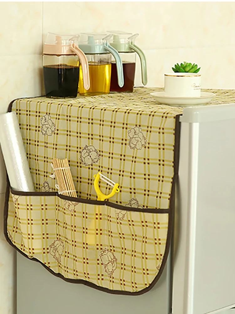 Пылезащитная сумка для холодильника карман крышка простой - Цена: 390,54 руб.