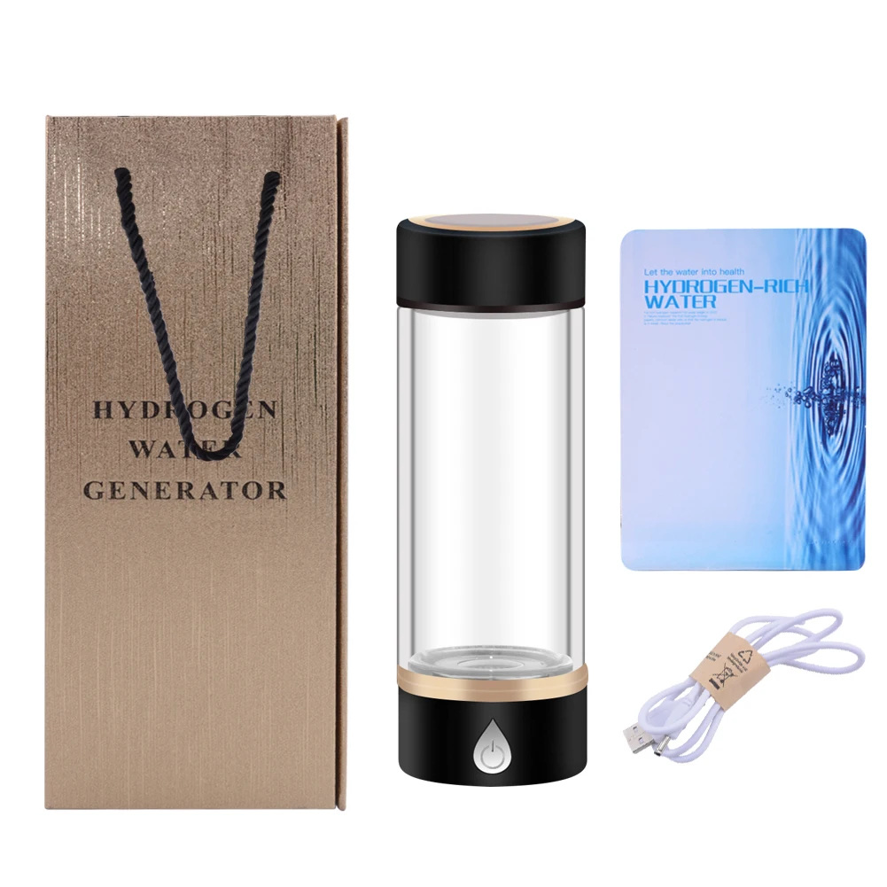 Yieryi SPE/PEM богатый водородный генератор воды USB перезаряжаемая Щелочная бутылка Lonizer с сливным отверстием для улучшения здоровья