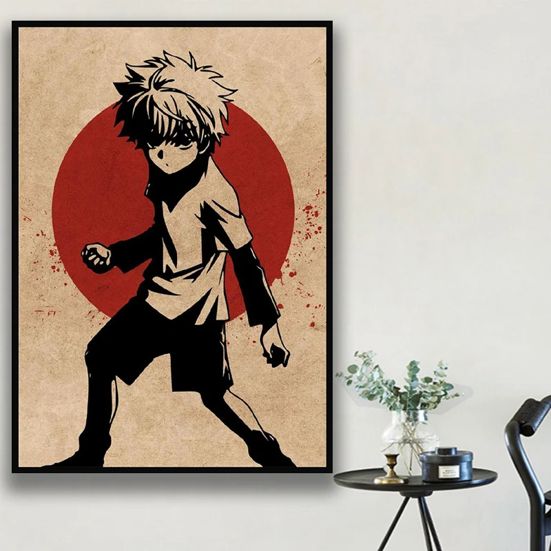 

Killua Zoldyck HxH Anime Art Canvas Poster Prints Home Wall Decor Painting