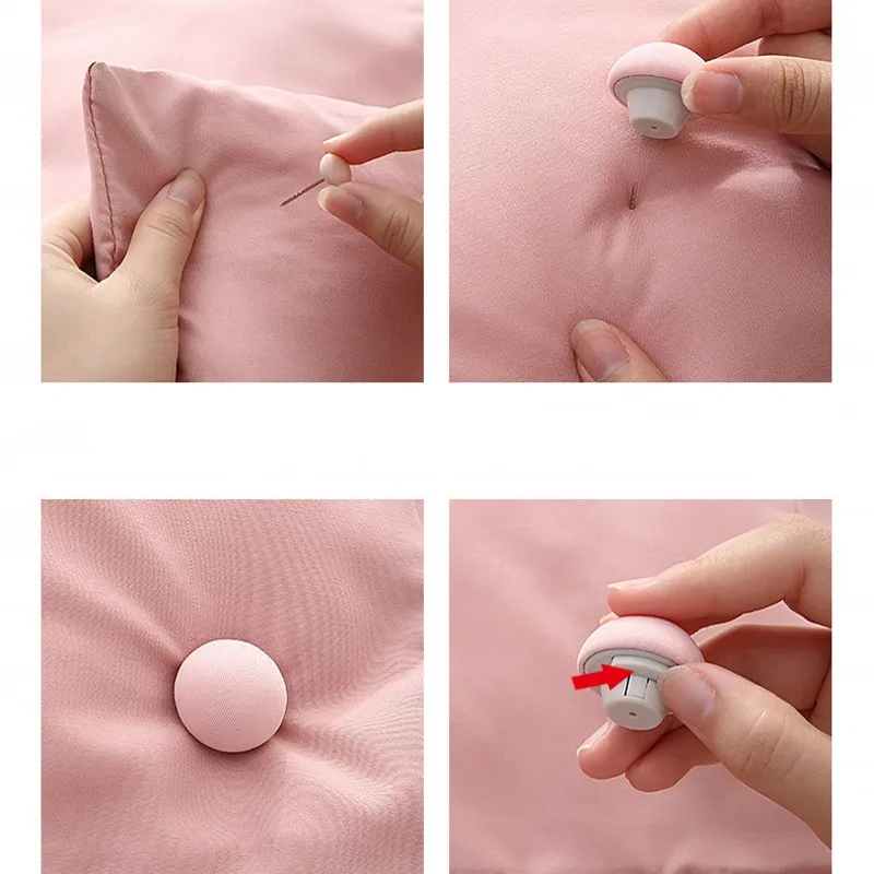 

Household Simple Pure Color Quilt Holder Mushroom Shape Quilt Clip 4pcs Bed Sheet Clips Non-Slip Fitted Quilt Sheet Holde