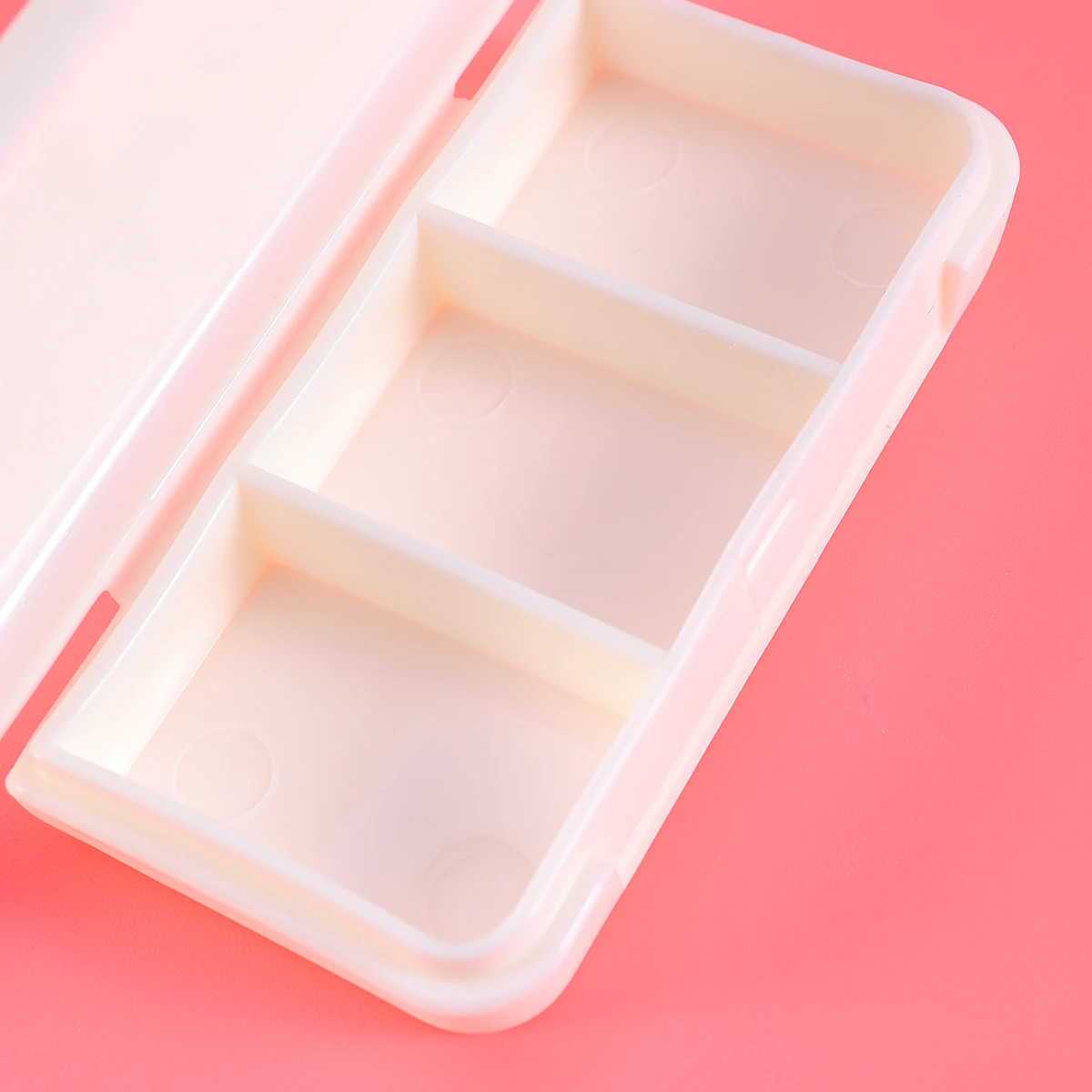 Portable Pill Case Mini Pill Storage Box for Home Travel Outdoor(Letter Printing Pattern