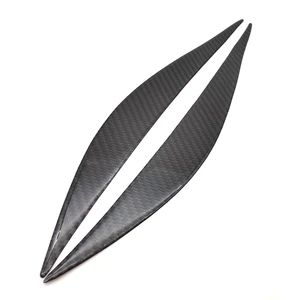 Car Headlights Eyebrows Eyelids Carbon Fiber for BMW F30 320i 325i 316i Front Headlamp Eyebrows 3 series