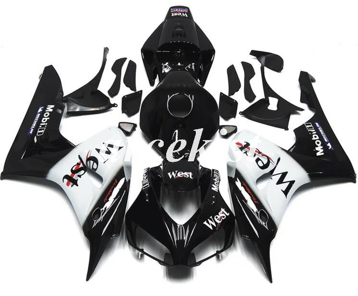 

Injection Mold New ABS Whole Fairings kit Fit for HONDA CBR1000RR 2006 2007 06 07 Bodywork set west