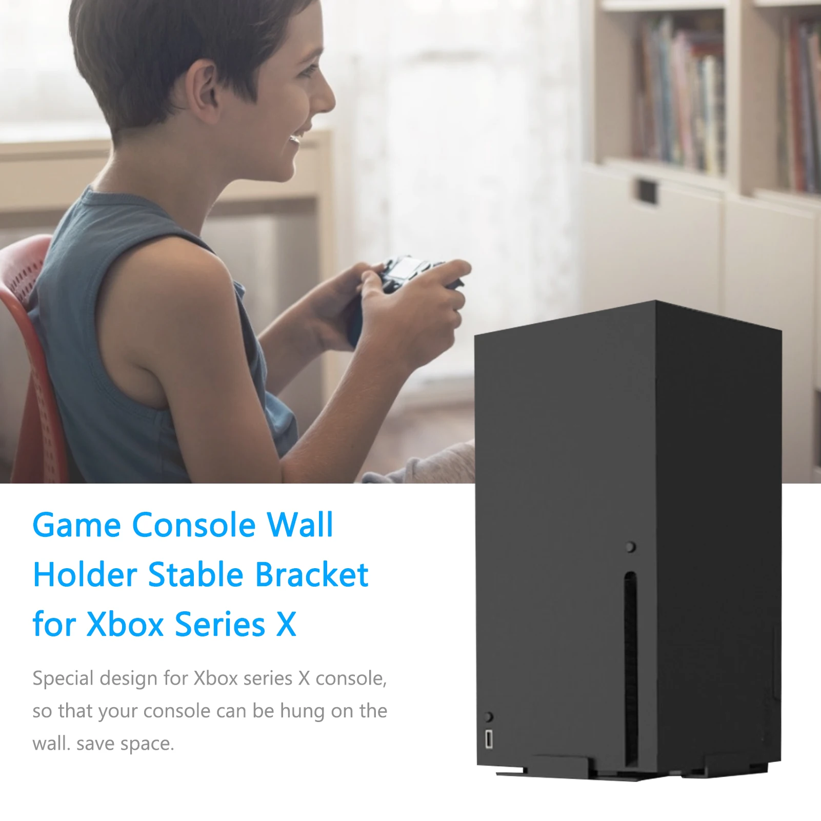 

For Xbox Series X Console Wall Bracket Game Console Storage Bracket For Xbox Series Wall Storage Stand Holder Stable