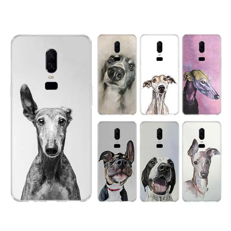

Galgo Greyhound Dog Soft TPU Full Protection Luxury Bumper Case For OnePlus 9 Pro OnePlus 9R OnePlus9 Cover