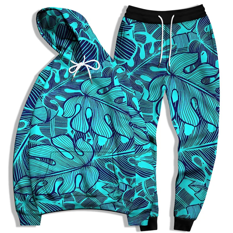 

Men Women Sportswear Suits Long-Sleeve Hooded Hoodies Trousers Sets Casual Loose Hooded Suit Hip-Hop Streetwear Plus Size 5XL