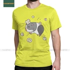 Футболка мужская хлопковая с принтом морской свиньи, популярная рубашка с коротким рукавом, с милыми животными, любимыми животными, кавайная пушистая, 4XL, 5XL