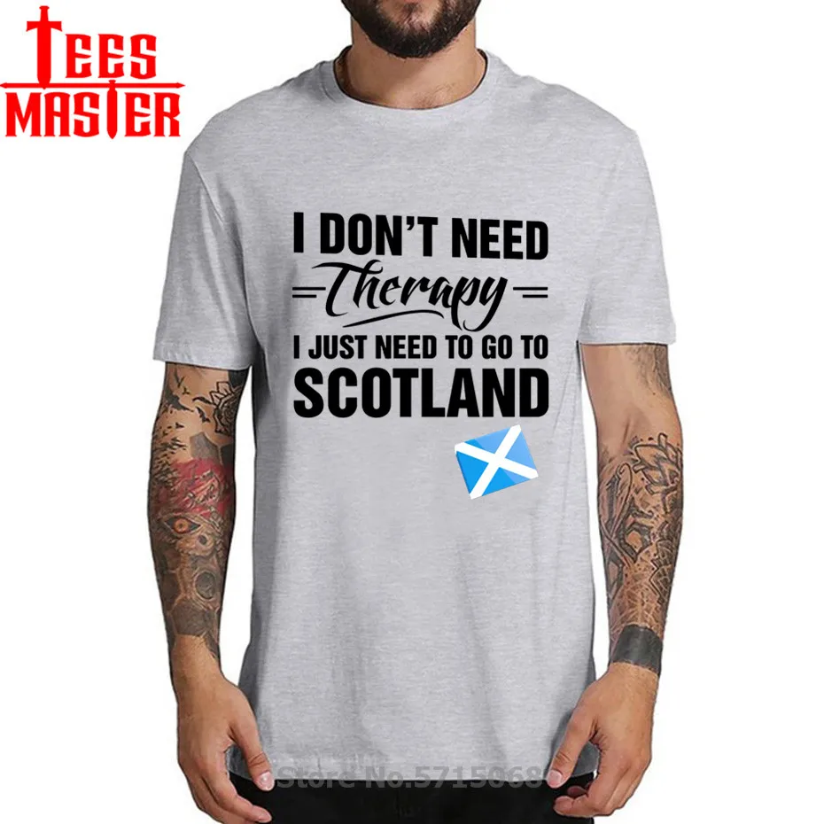 Футболка мужская с круглым вырезом 100% хлопок Забавный принт надписью I Not Need