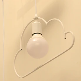 Металлический абажур одиночная Подвесная лампа креативное подвесное кольцо с