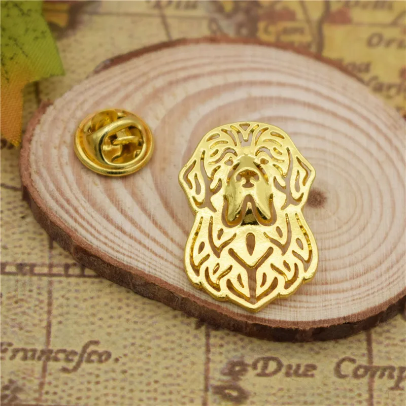 Модные броши из Ньюфаундленда с застежкой-бабочкой воротники ювелирные изделия