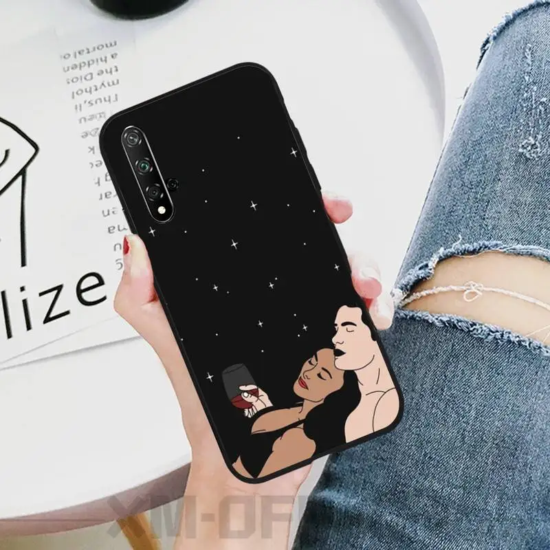 Высококачественный чехол для телефона HaNismt Hand and Hug Honor 20 20lite view20 7C 8C 7A 8A 10i 20i PLAY 9X Pro |