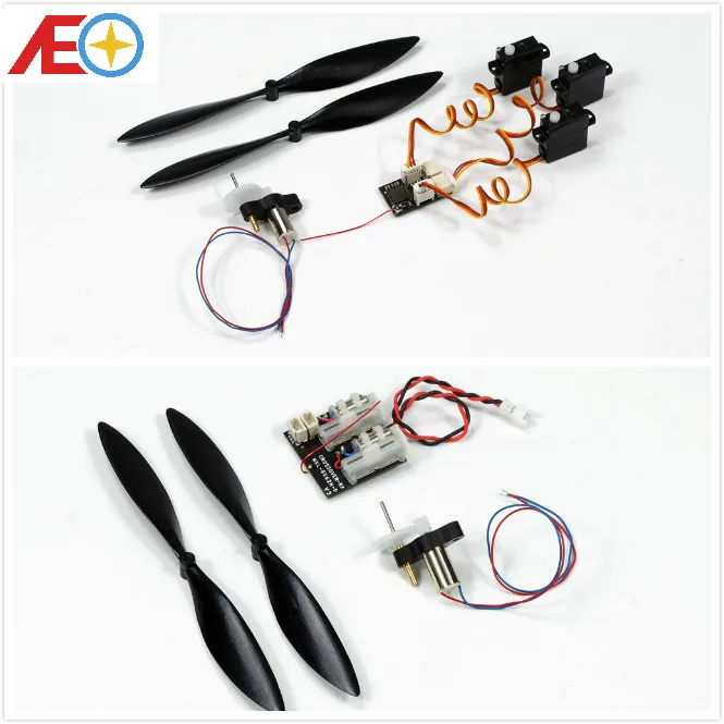 DIY Micro Brushed Power System с 6x14 мм матовый двигатель/микро Prop и микро приемники для RC Mini Indoor