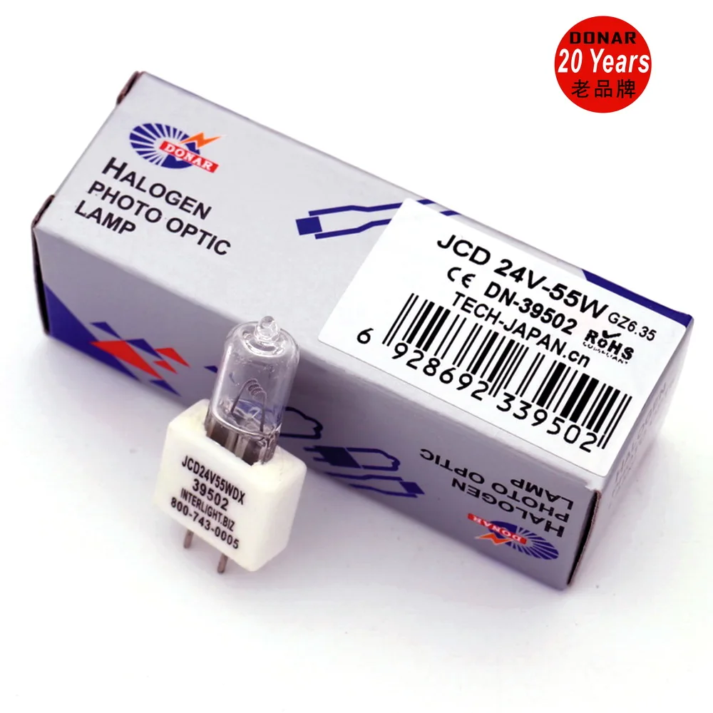 DONAR DN 39502 24V 55W JCD24V55WDX 24V55W кварцевая галогенная лампа RCL 100D ACR 6003 лодка морской поиск