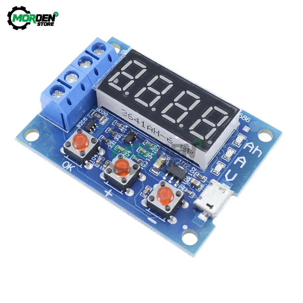 

18650 Lithium Battery Power Supply ZB2L3 1.2V 12V Battery Tester LED Digital Resistance Lead-acid Capacity Discharge Meter