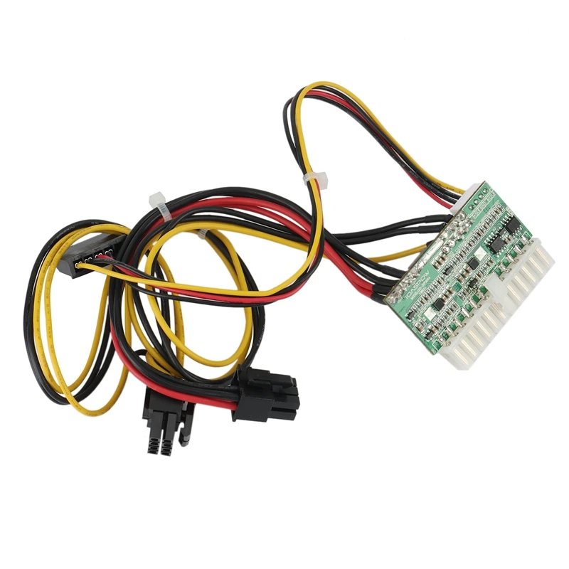 PCI-E 6-контактный Штекерный выход постоянного тока 12 В 300 Вт Φ 24Pin PICO ATX