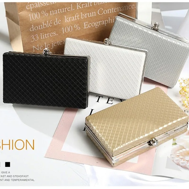 2021 белая женская сумка в оправе черные женские кожаные клатчи кошелек золотого