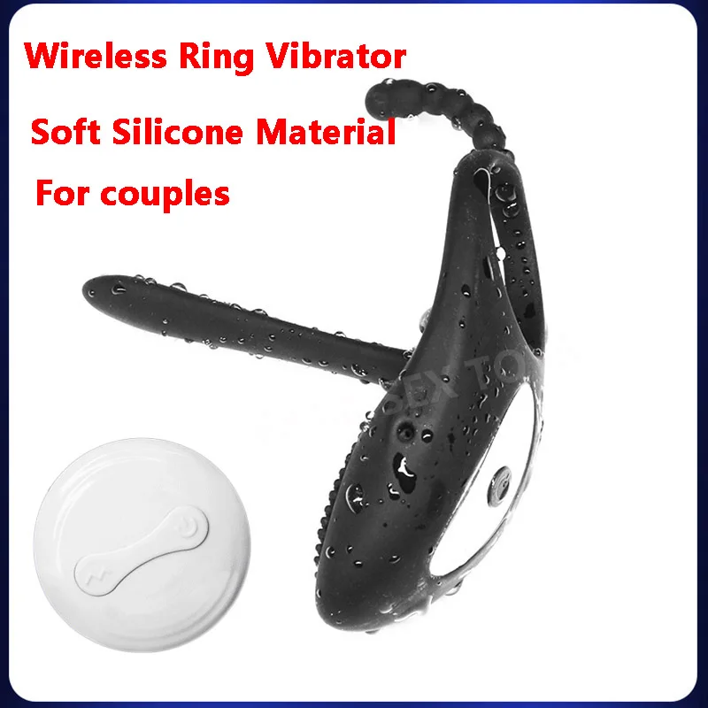 Эротический магазин стимуляция пениса 7 скоростей вибратор силиконовое кольцо