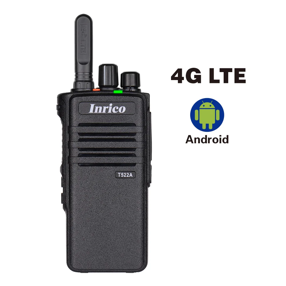 Inrico T522A Zello Walkie Talkie 4G Professional Network Radio RealPtt Poc Radio Android Walkie Talkie Long Range