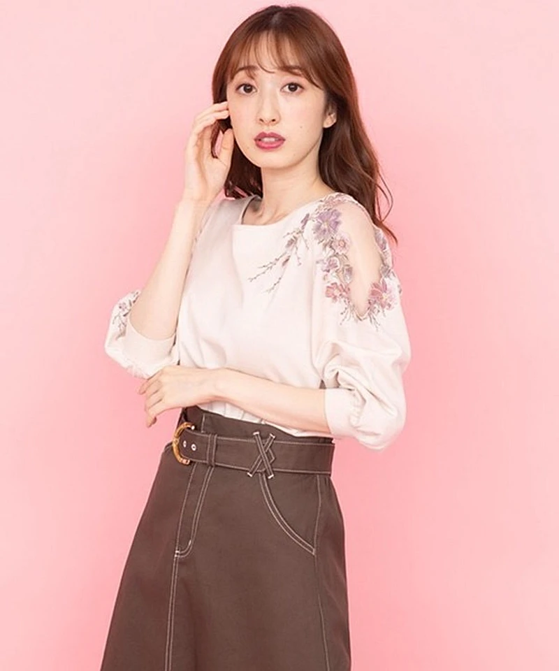 Свитер женский Осень-зима 2020 универсальный прозрачный с вышивкой из сетчатой